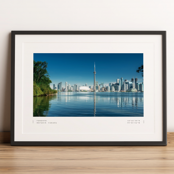 Toronto Coordinates Poster Print Wall Art
