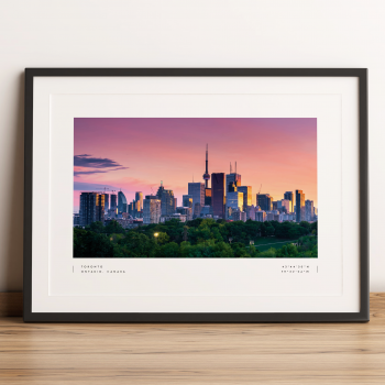 Toronto Coordinates Poster Print Wall Art