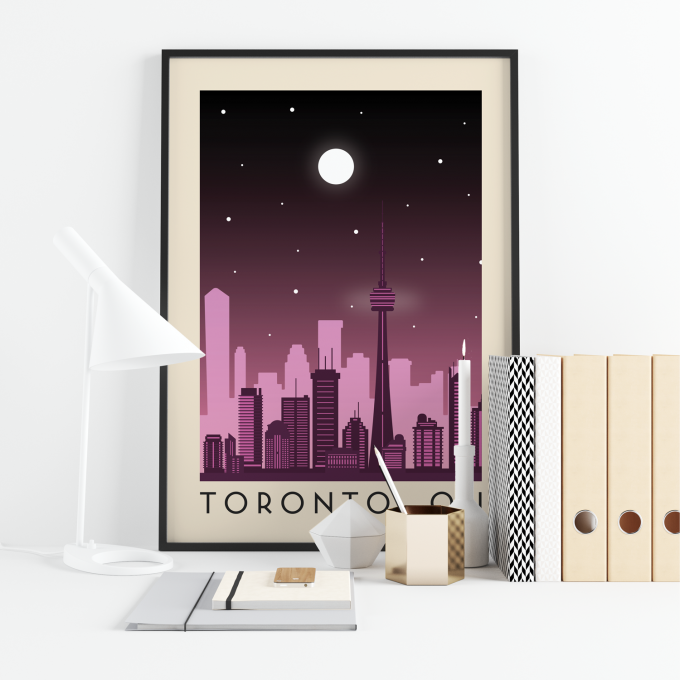 Toronto Poster Print Wall Art