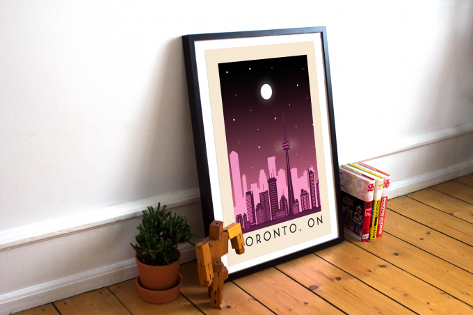 Toronto Poster Print Wall Art