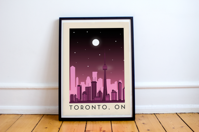 Toronto Poster Print Wall Art