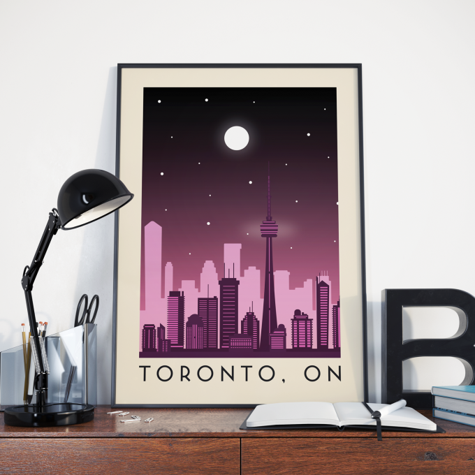 Toronto Poster Print Wall Art