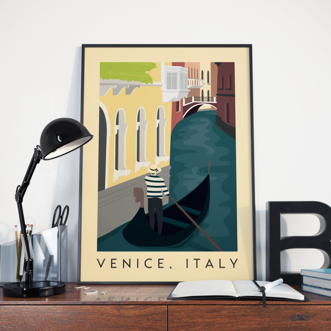 Venice Poster Print Wall Art