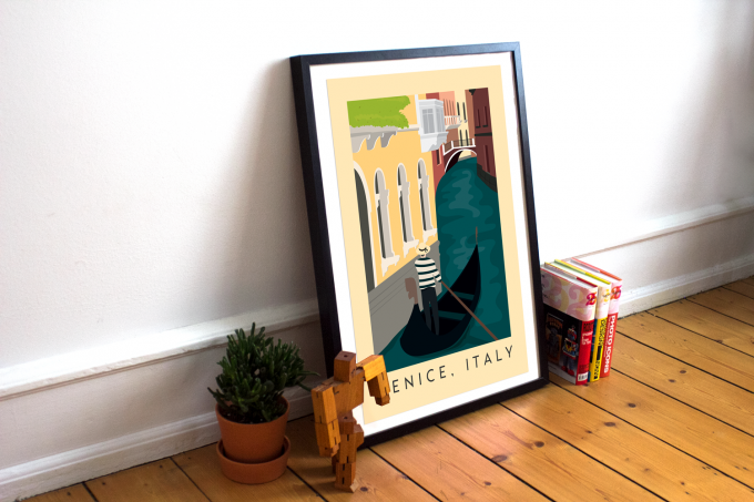 Venice Poster Print Wall Art