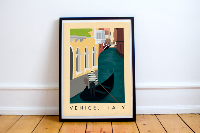 Venice Poster Print Wall Art