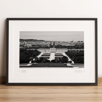 Vienna Coordinates Poster Print Wall Art