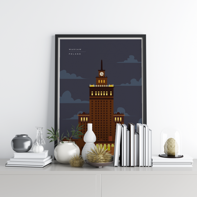 Warsaw Poster Print Wall Art