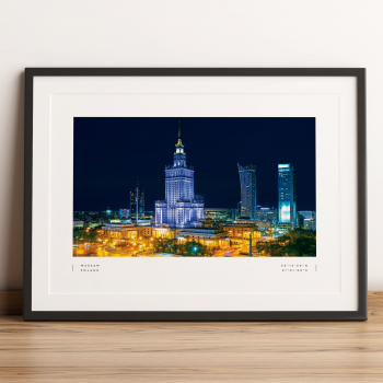 Warsaw Coordinates Poster Print Wall Art