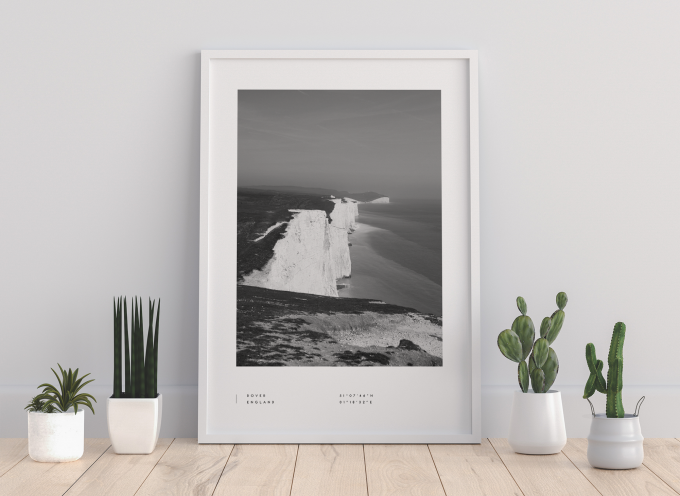 Dover Coordinates Poster Print Wall Art