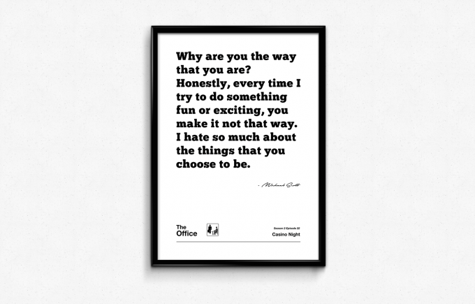 The Office Poster Print Wall Art