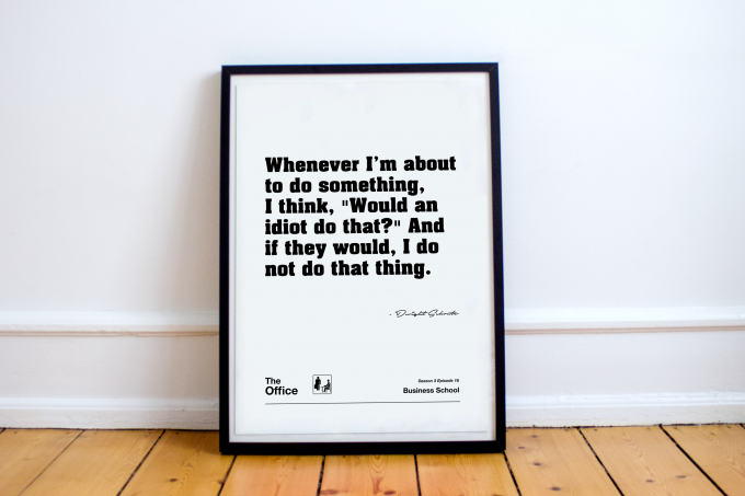 The Office Poster Print Wall Art