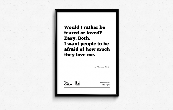 The Office Poster Print Wall Art