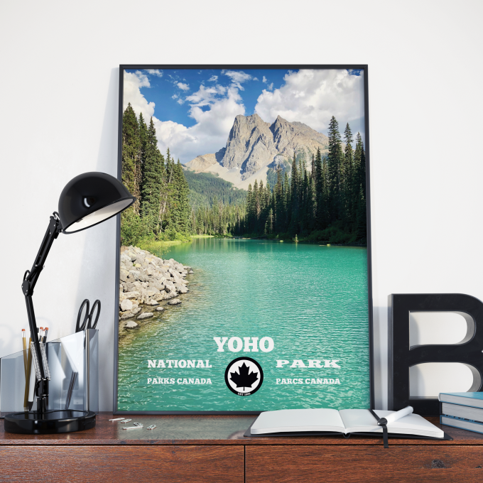 Yoho National Park WPA Poster Print Wall Art