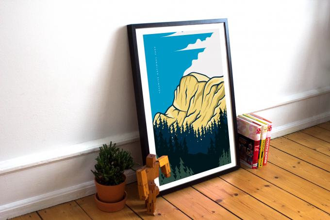 Yosemite Poster Print Wall Art