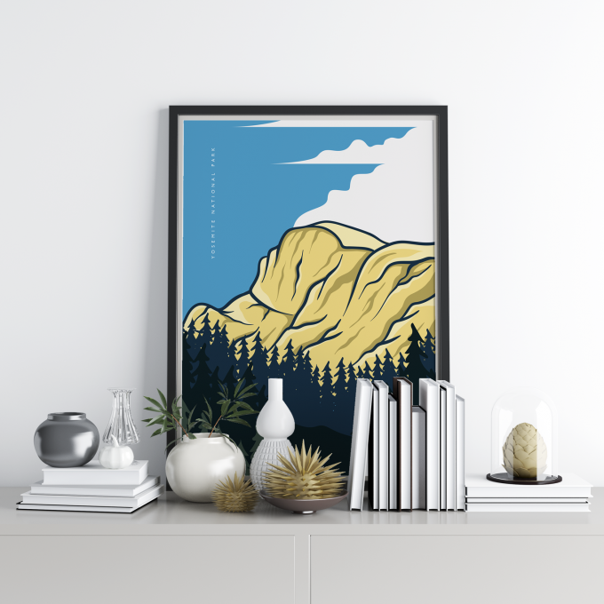 Yosemite Poster Print Wall Art