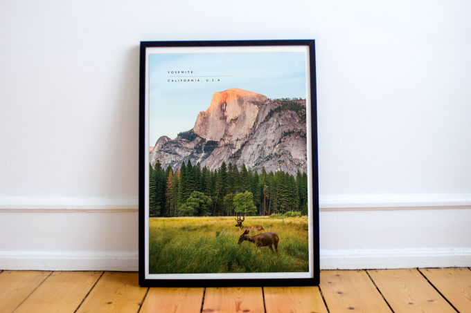 Yosemite Poster Print Wall Art