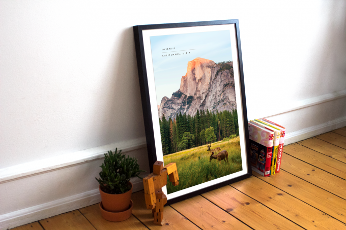 Yosemite Poster Print Wall Art