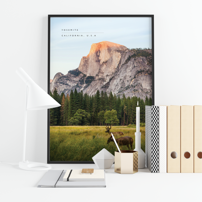 Yosemite Poster Print Wall Art