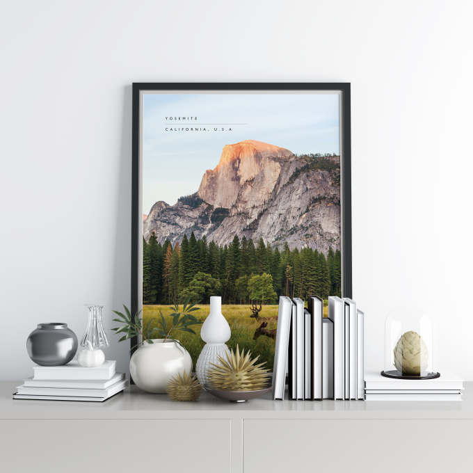 Yosemite Poster Print Wall Art