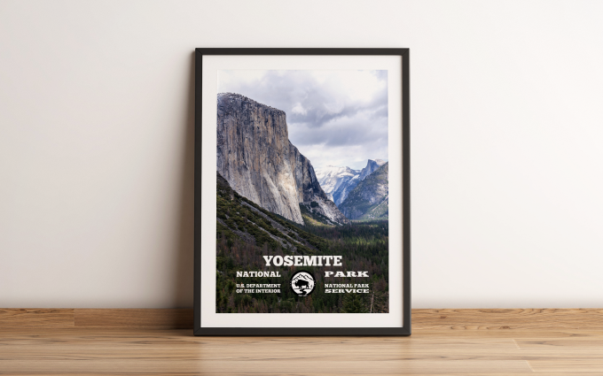 Yosemite Print Poster