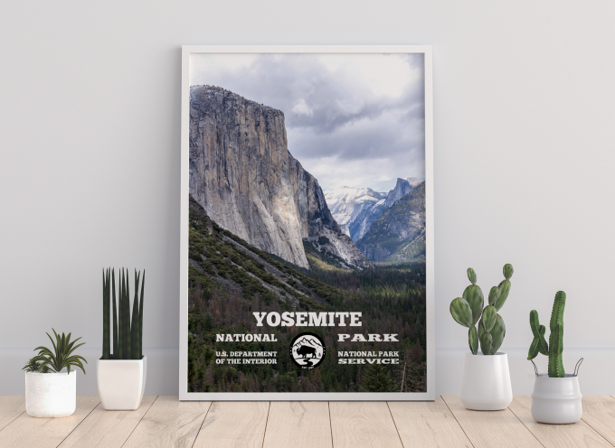 Yosemite Print Poster