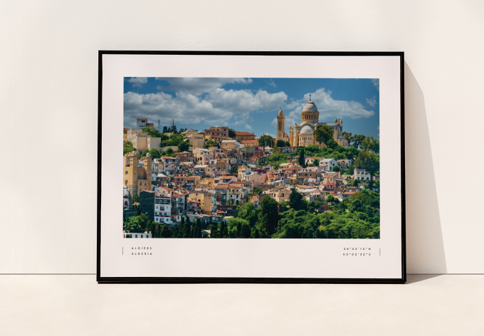 Algiers Poster Print Wall Art