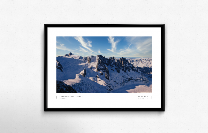 Chamonix - Alps Poster Print Wall Art