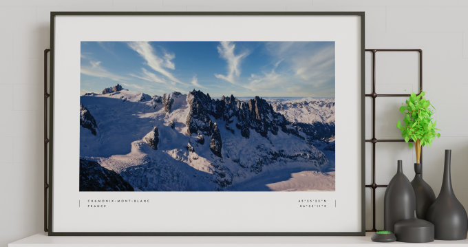 Chamonix - Alps Poster Print Wall Art