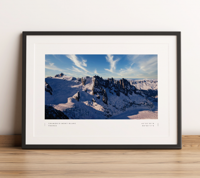 Chamonix - Alps Poster Print Wall Art