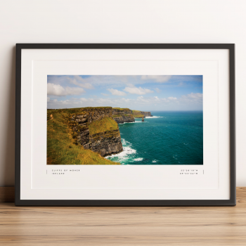 Cliffs of Moher Poster Print Wall Art