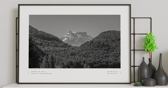 Dents Du Midi Poster Print Wall Art