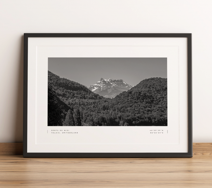 Dents Du Midi Poster Print Wall Art