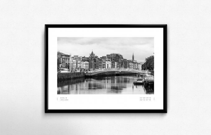 Dublin Poster Print Wall Art