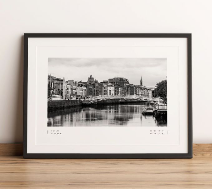 Dublin Poster Print Wall Art