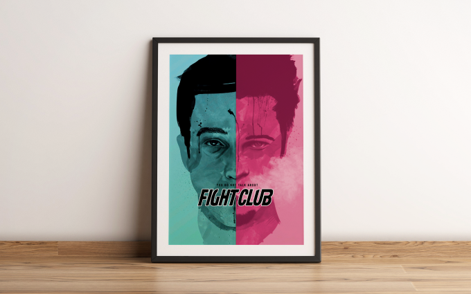 Fight Club Poster Print Wall Art