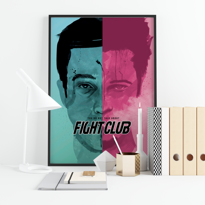 Fight Club Poster Print Wall Art