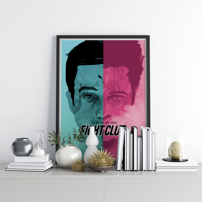 Fight Club Poster Print Wall Art