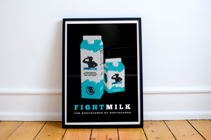 Fight Milk Always Sunny Poster Print Wall Art