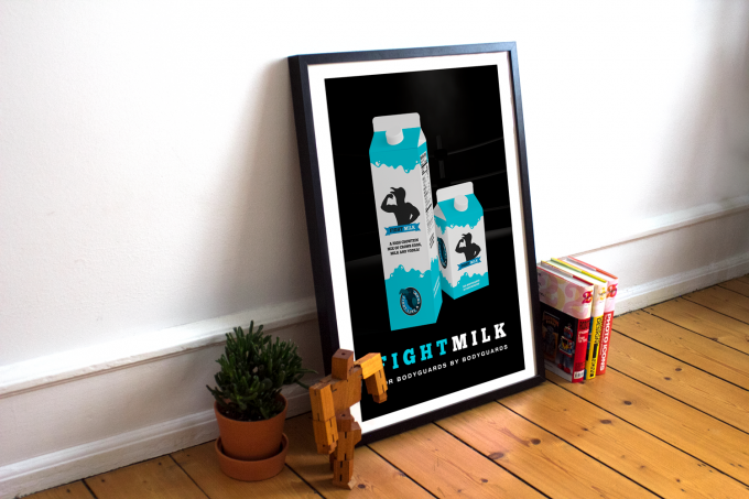 Fight Milk Always Sunny Poster Print Wall Art