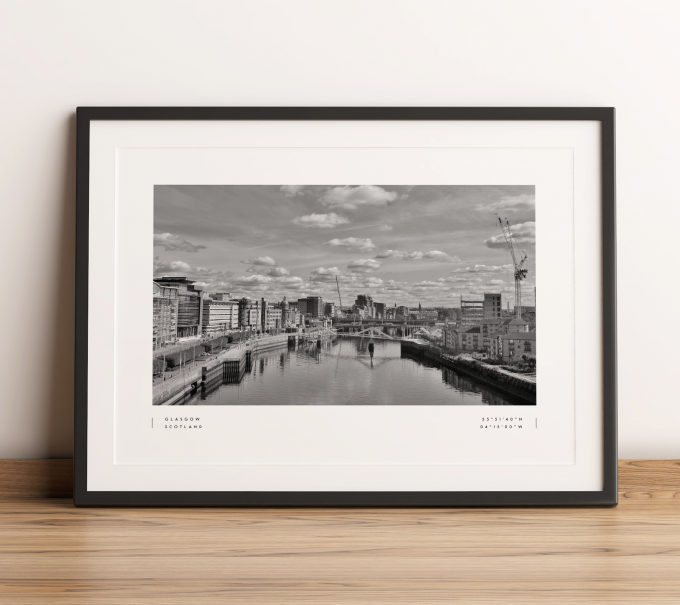 Glasgow Poster Print Wall Art