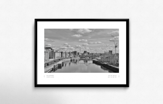 Glasgow Poster Print Wall Art