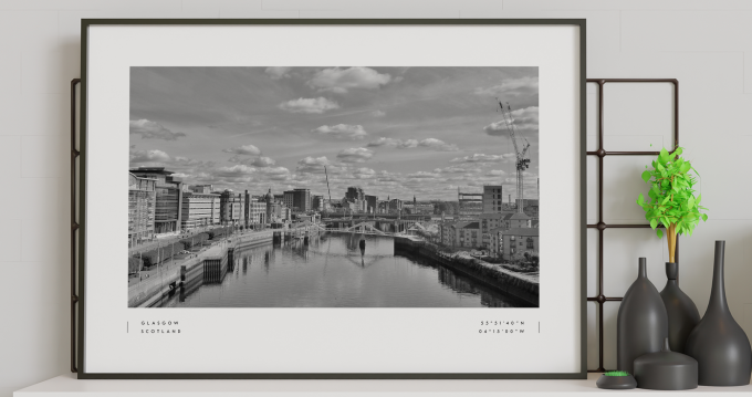 Glasgow Poster Print Wall Art