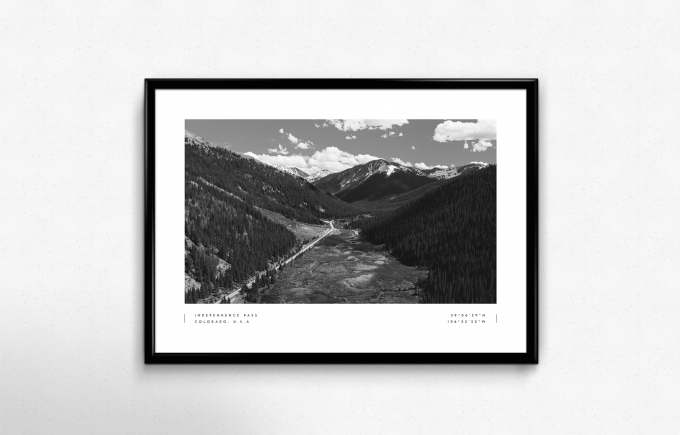 Independence Pass Poster Print Wall Art