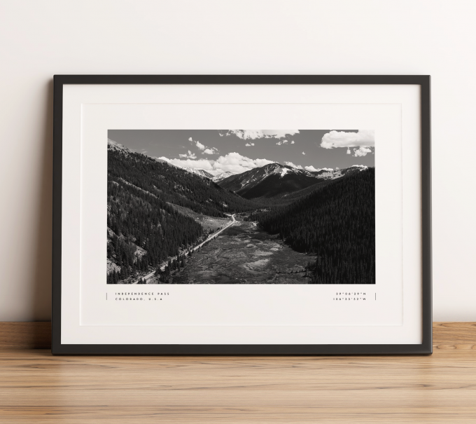 Independence Pass Poster Print Wall Art