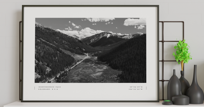 Independence Pass Poster Print Wall Art