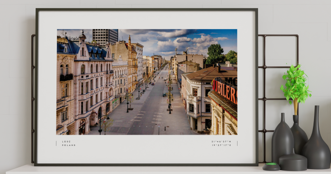 Lodz Poster Print Wall Art