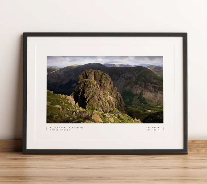 Pillar Rock - Lake District Print