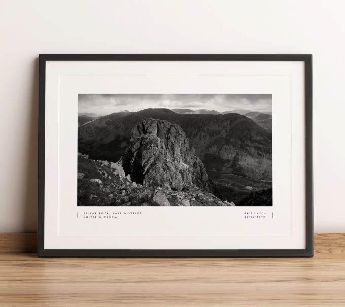 Pillar Rock - Lake District Print