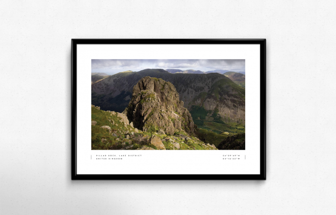 Pillar Rock - Lake District Print