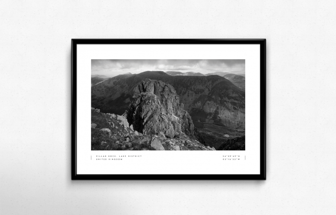 Pillar Rock - Lake District Print